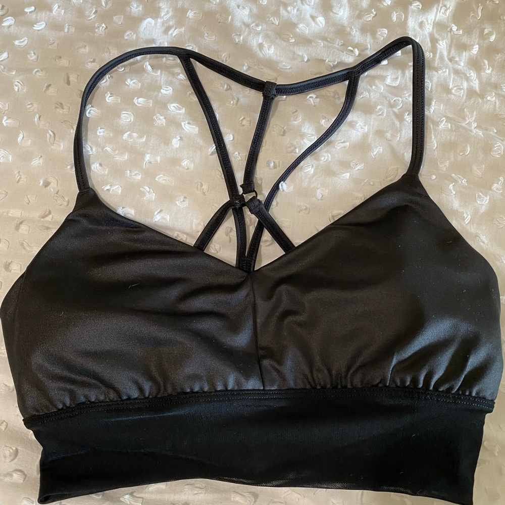 Black Alo Yoga Lavish Sports bra
